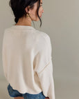 Ivory Cool Of The Night Cardigan