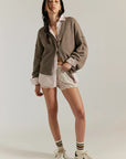 Mocha Melange Cool Of The Night Cardigan