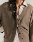 Mocha Melange Cool Of The Night Cardigan