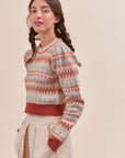 Sand Aqua Lakes Sweater