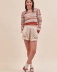 Sand Aqua Lakes Sweater