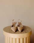 Sam Edelman Soft Beige Bianka Sling Heel