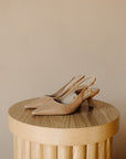 Sam Edelman Soft Beige Bianka Sling Heel