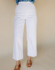 Classic White Crop Wide Leg 2.0