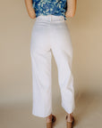 Classic White Crop Wide Leg 2.0