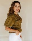 Calvary Green Maxey Knit Top
