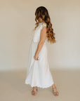 Natural Embroidered Sophie Skirt