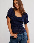 Peacoat Combo Adore You Blouse