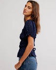 Peacoat Combo Adore You Blouse