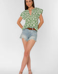 Juniper Green Indie Blouse