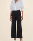 Black Topaz Porkchop Pocket Wide Leg Pants