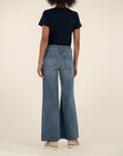 Believe Ryan Super Wide Leg Raw Hem Denim