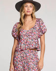 Multi Short Sleeve Top
