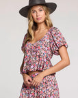 Multi Short Sleeve Top