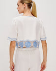 White Venice Top