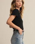 Black Tourist Tee