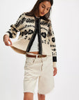 Neutral Combo Shelby Cardigan
