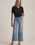Santa Barbara The Mischa Super High Rise Wideleg Crop
