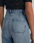 Santa Barbara The Mischa Super High Rise Wideleg Crop