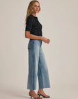 Santa Barbara The Mischa Super High Rise Wideleg Crop