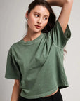Sage Leaf Crop Tee