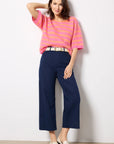 Timeless Navy Crop Wide Leg 2.0
