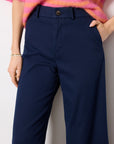 Timeless Navy Crop Wide Leg 2.0