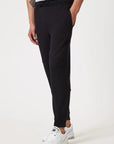 Black Pull On Sweatpant
