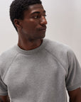 Heather Grey Recycled Fleece SS Sweatshirt