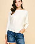 Ivory Dolman Sweater