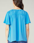 Neon Blue Athens  Top