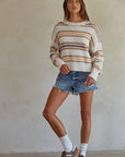 White Topanga Pullover