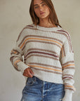 White Topanga Pullover