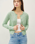 Capri Cotton Cami Cardigan