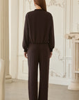 Espresso Soft Laya Bomber Jacket