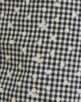 White & Black Baylie Eyelet Mini Skirt
