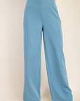 Blue High Waisted Pants