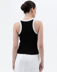 Black Calista Racerback Tank