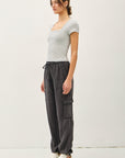 Dark Navy Square Neck Top