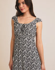 Black Ivory Abstract Dress