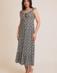 Black Ivory Abstract Dress