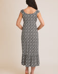 Black Ivory Abstract Dress