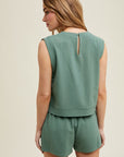 Green Phoebe Shorts
