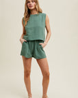 Green Phoebe Shorts