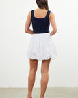 White Florence Mini Skirt