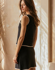 Black Cream Deanna Sweater Vest