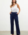 Navy Flare Pant