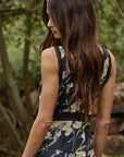Black Maelys Floral Top