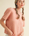 Light Coral Celine Cardigan