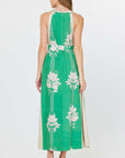 Jade Green Halter Midi Dress